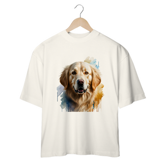 Nome do produtoCAMISETA OVERSIZED, DOG GOLDEN