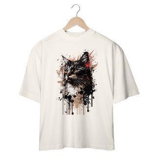 Nome do produtoCAMISETA OVERSIZED, CAT COLOR