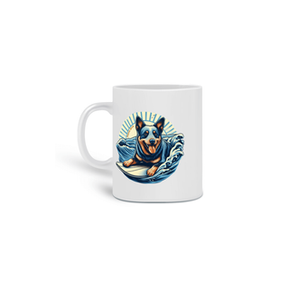 Nome do produto CANECA PERSONALIZADA CRIATIVA EM CERÂMICA, 325ML C/02 LADOS DOG BLUE HEELER 