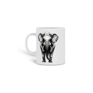 Nome do produtoCANECA PERSONALIZADA CRIATIVA EM CERÂMICA, 320ML C/02 LADOS, ELEPHANT