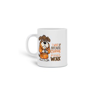 Nome do produtoCANECA PERSONALIZADA CRIATIVA EM CERÂMICA, 325ML C/02 LADOS, DOG COFFEE