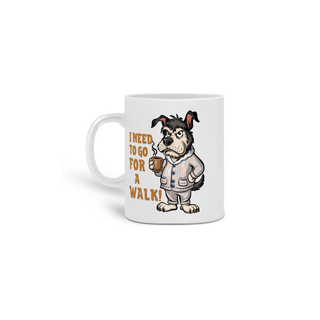 Nome do produtoCANECA PERSONALIZADA CRIATIVA EM CERÂMICA, 325ML C/02 LADOS, DOG COFFEE