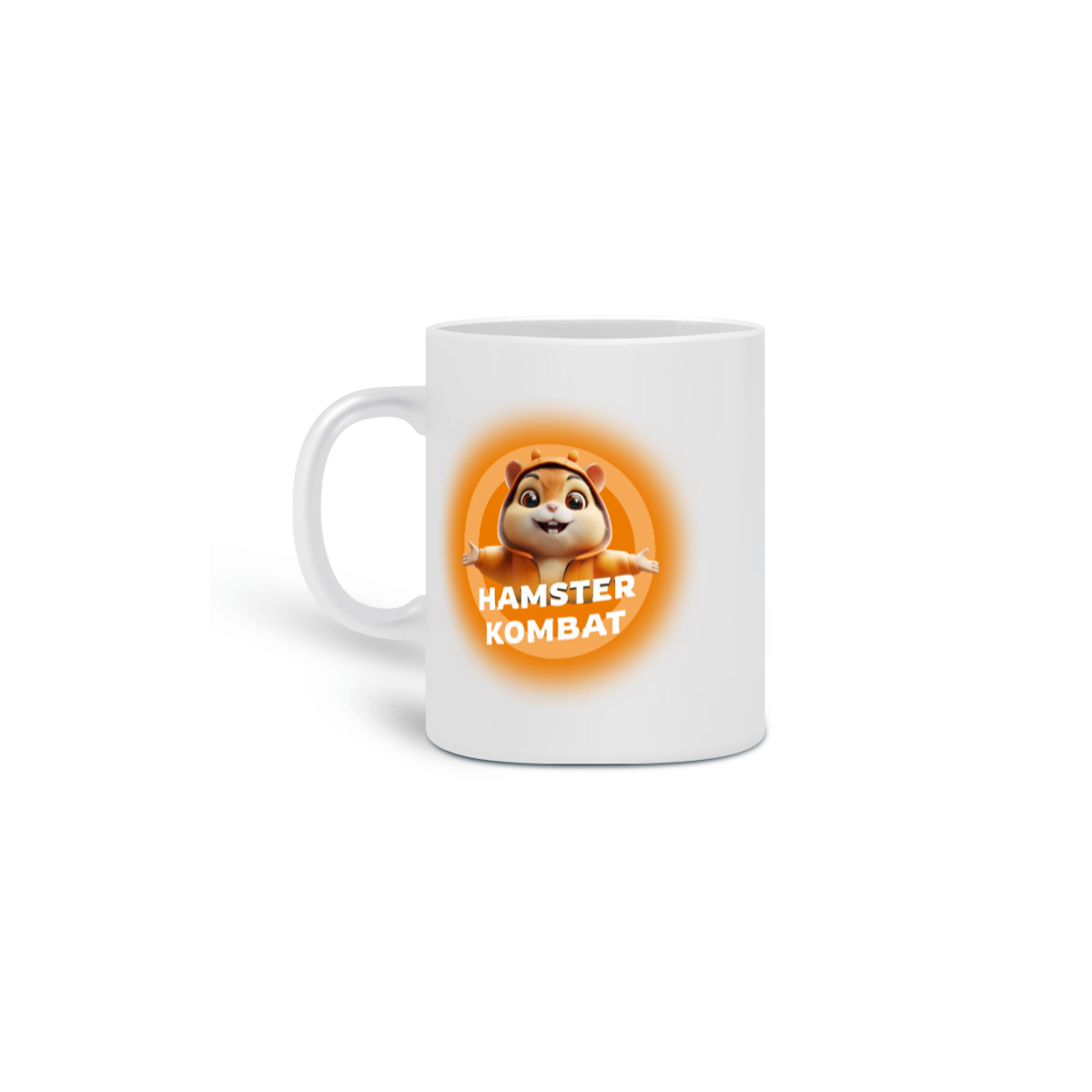 Nome do produto:  CANECA PERSONALIZADA CRIATIVA EM CERÂMICA, 325ML C/02 LADOS,  HAMSTER KOMBAT-1