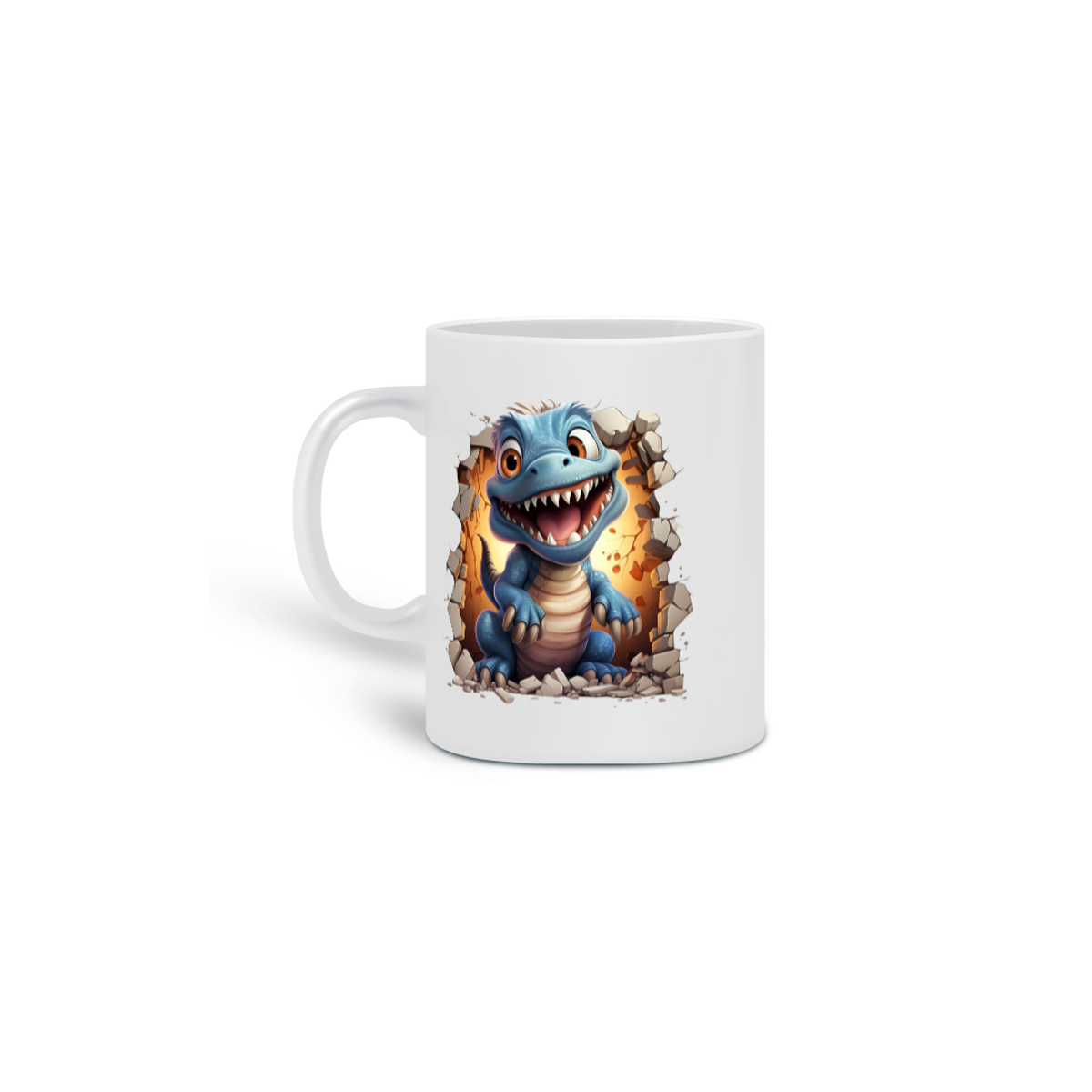 Nome do produto:  CANECA PERSONALIZADA CRIATIVA EM CERÂMICA, 325ML C/02LADOS, BABY DRAGON