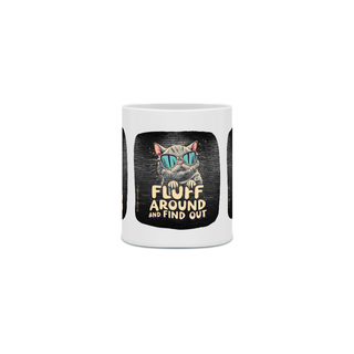 Nome do produto CANECA PERSONALIZADA CRIATIVA EM CERÂMICA, 325ML C/03 LADOS WOLF  I DO WHAT I WANT