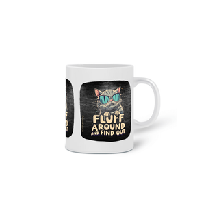 Nome do produto CANECA PERSONALIZADA CRIATIVA EM CERÂMICA, 325ML C/03 LADOS WOLF  I DO WHAT I WANT