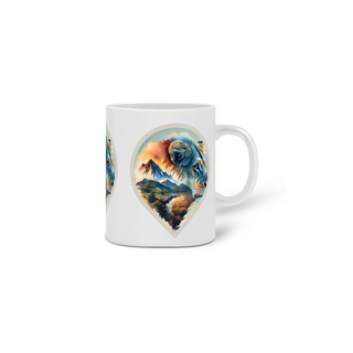 Nome do produto CANECA PERSONALIZADA CRIATIVA EM CERÂMICA, 325ML C/03 LADOS LION KING