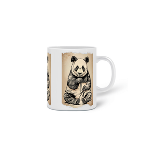 Nome do produtoCANECA PERSONALIZADA CRIATIVA EM CERÂMICA, 325ML C/03 LADOS PANDA PB