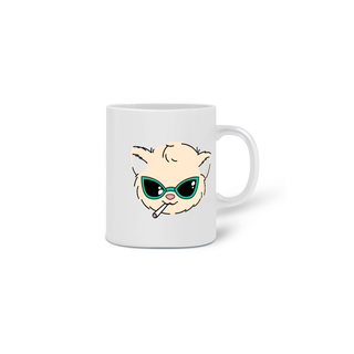 Nome do produto CANECA PERSONALIZADA CRIATIVA EM CERÂMICA, 325ML C/02 LADOS, CAT CANNABIS