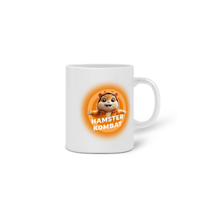 Nome do produto CANECA PERSONALIZADA CRIATIVA EM CERÂMICA, 325ML C/02 LADOS,  HAMSTER KOMBAT-1