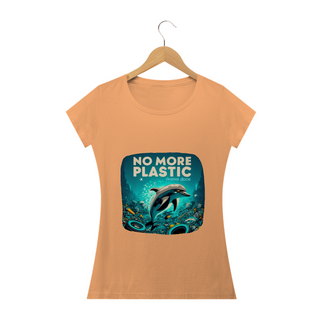 Nome do produtoCAMISETA BABY LONG ESTONADA, DOLPHIN  NO MORE PLASTIC