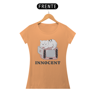 Nome do produtoCAMISETA BABY LONG ESTONADA, INNOCENT CAT