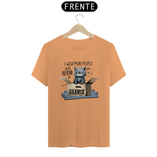 Nome do produtoCAMISETA T-SHIRT ESTONADA, CAT SILENCE