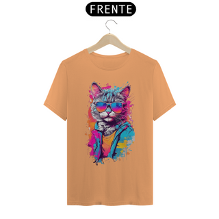 CAMISETA T-SHIRT ESTONADA, CAT FASHION