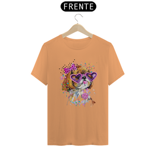 Nome do produtoCAMISETA T-SHIRT ESTONADA, DOG SHIH-TZU FASHION