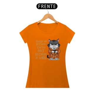 Nome do produtoCAMISETA BABY LONG CLASSIC, CAT COFFEE