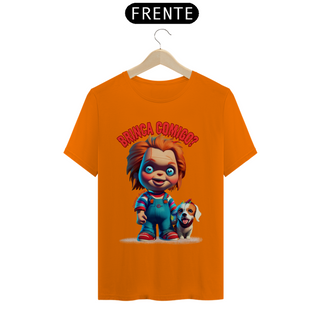 Nome do produtoCAMISETA T-SHIRT CLASSIC DOG, LINHA FILME CHUCKY BRINCA COMIGO