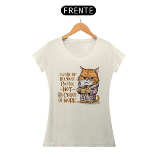 Nome do produtoCAMISETA BABY LONG PIMA, CAT COFFEE