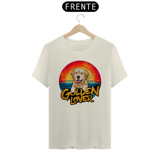 Nome do produtoCAMISETA T-SHIRT PIMA, DOG GOLDEN LOVER