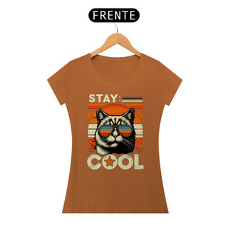 Nome do produtoCAMISETA BABY LONG ALGODÃO PIMA CAT, STAY COOL 