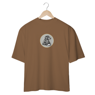 Nome do produtoCAMISETA OVERSIZED DOG, GOLDEN COFFEE OVAL PB