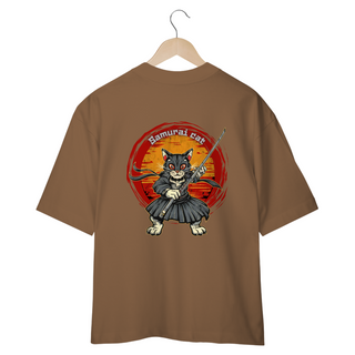 Nome do produtoCAMISETA OVERSIZED COSTAS, SAMURAI CAT