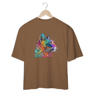 Nome do produtoCAMISETA OVERSIZED, COLORFUL CAT