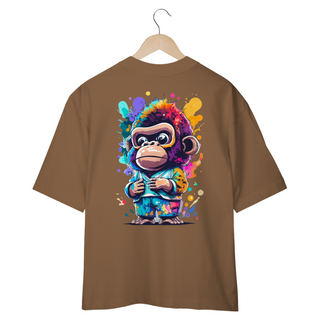 Nome do produtoCAMISETA OVERSIZED, COSTAS MONKEY