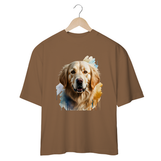 Nome do produtoCAMISETA OVERSIZED, DOG GOLDEN