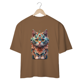 Nome do produtoCAMISETA OVERSIZED, CAT COLORFUL