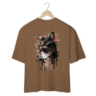 Nome do produtoCAMISETA OVERSIZED, CAT COLOR