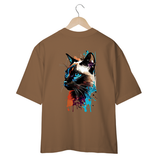 Nome do produtoCAMISETA OVERSIZED COSTAS, CAT COLORFUL