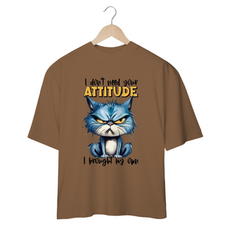 Nome do produtoCAMISETA OVERSIZED, CAT ATTITUDE