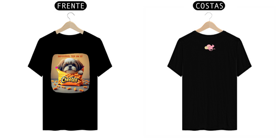 CAMISETA T-SHIRT PRIME F/V, DOG CHEETOS IMPOSSIVEL TER SO UM