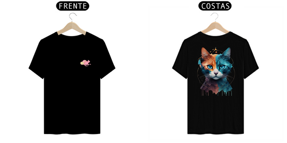 CAMISETA T-SHIRT PRIME F/V, COLORFUL CAT