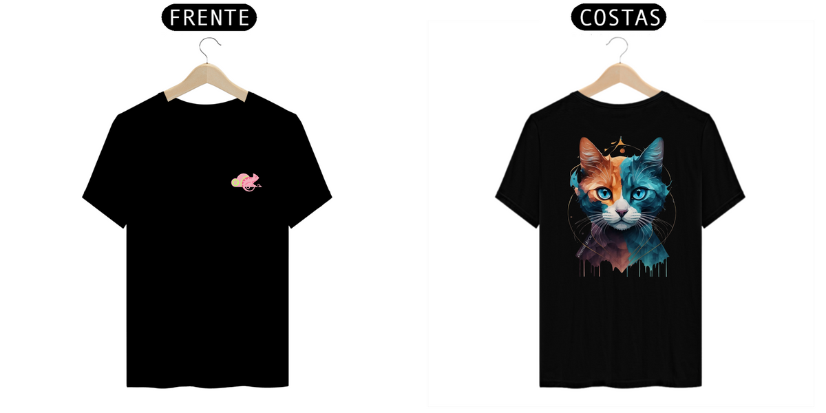 Nome do produto: CAMISETA T-SHIRT PRIME F/V, COLORFUL CAT