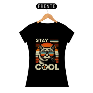 Nome do produtoCAMISETA BABY LONG CLASSIC CAT, STAY COOL