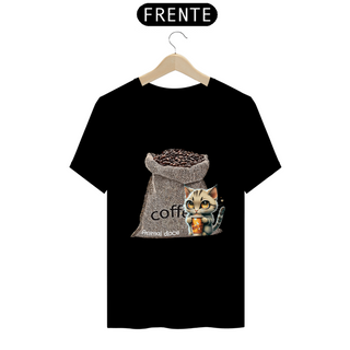 CAMISETA T-SHIRT PRIME, CAT COFFEE