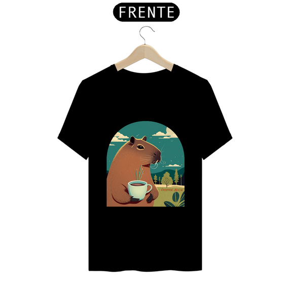 CAMISETA T-SHIRT  PRIME, CAPYBARA COFFEE