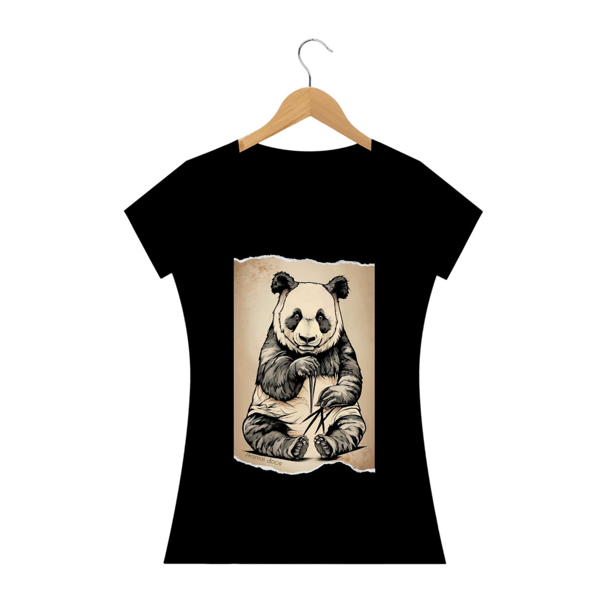 Nome do produto: CAMISETA BABY LONG PRIME, PANDA PB