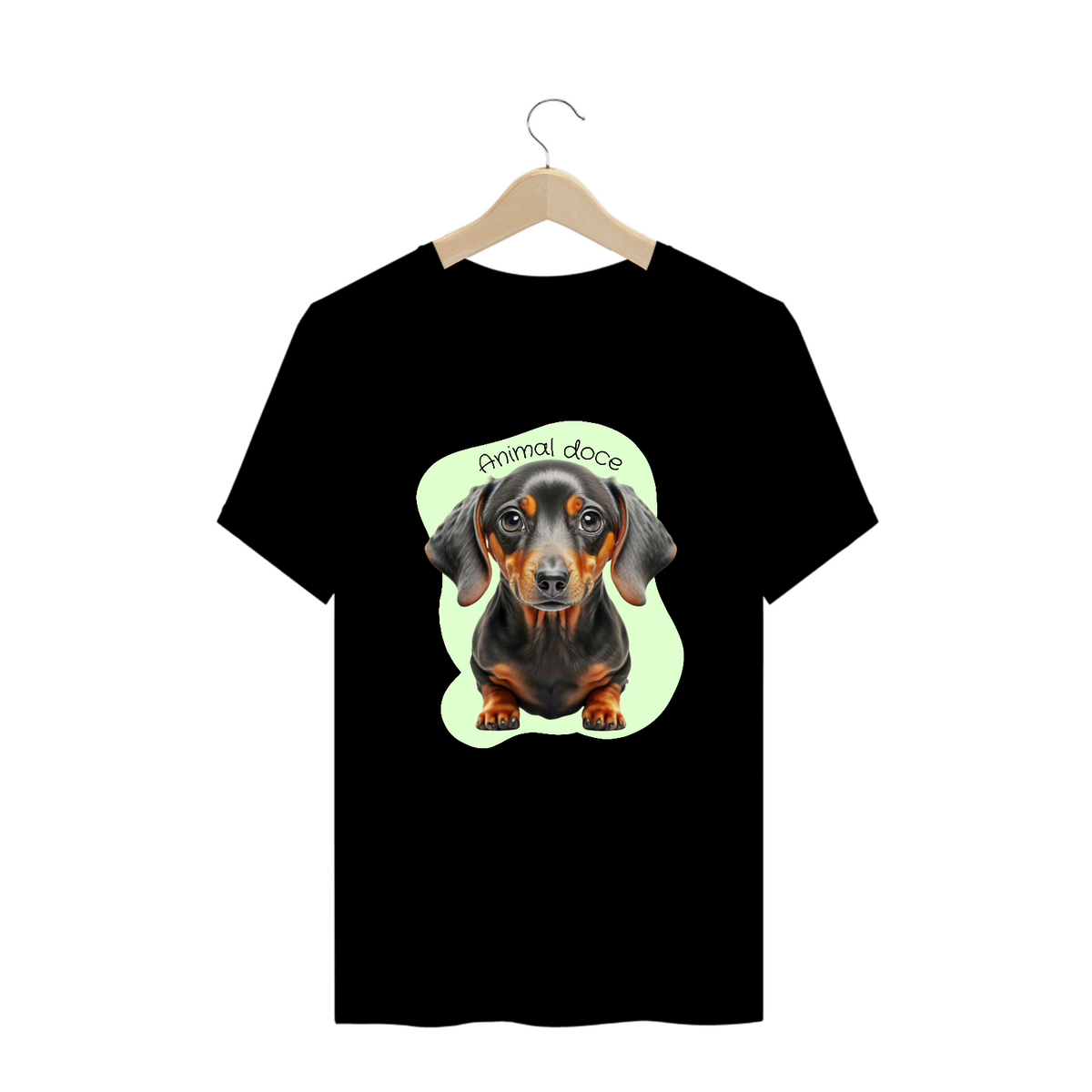 Nome do produto: CAMISETA T-SHIRT PLUS SIZE, MINIATURE DACHSHUND