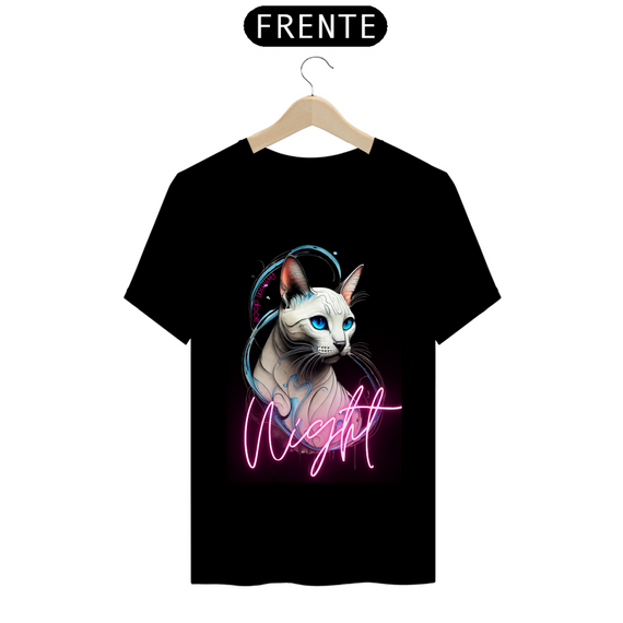 CAMISETA T-SHIRT PRIME, CAT NIGHT