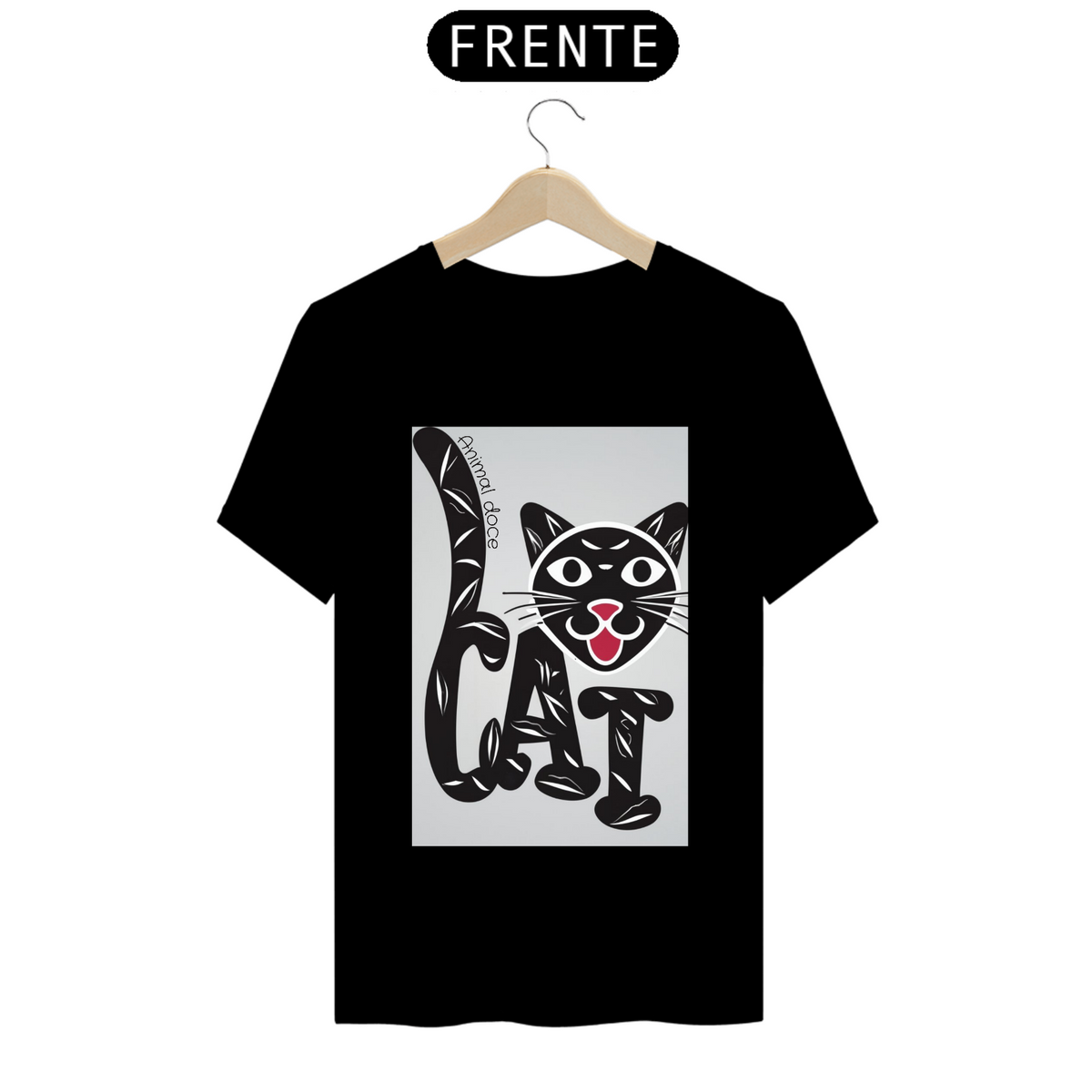 Nome do produto: CAMISETA T-SHIRT PRIME, CAT LETRAS