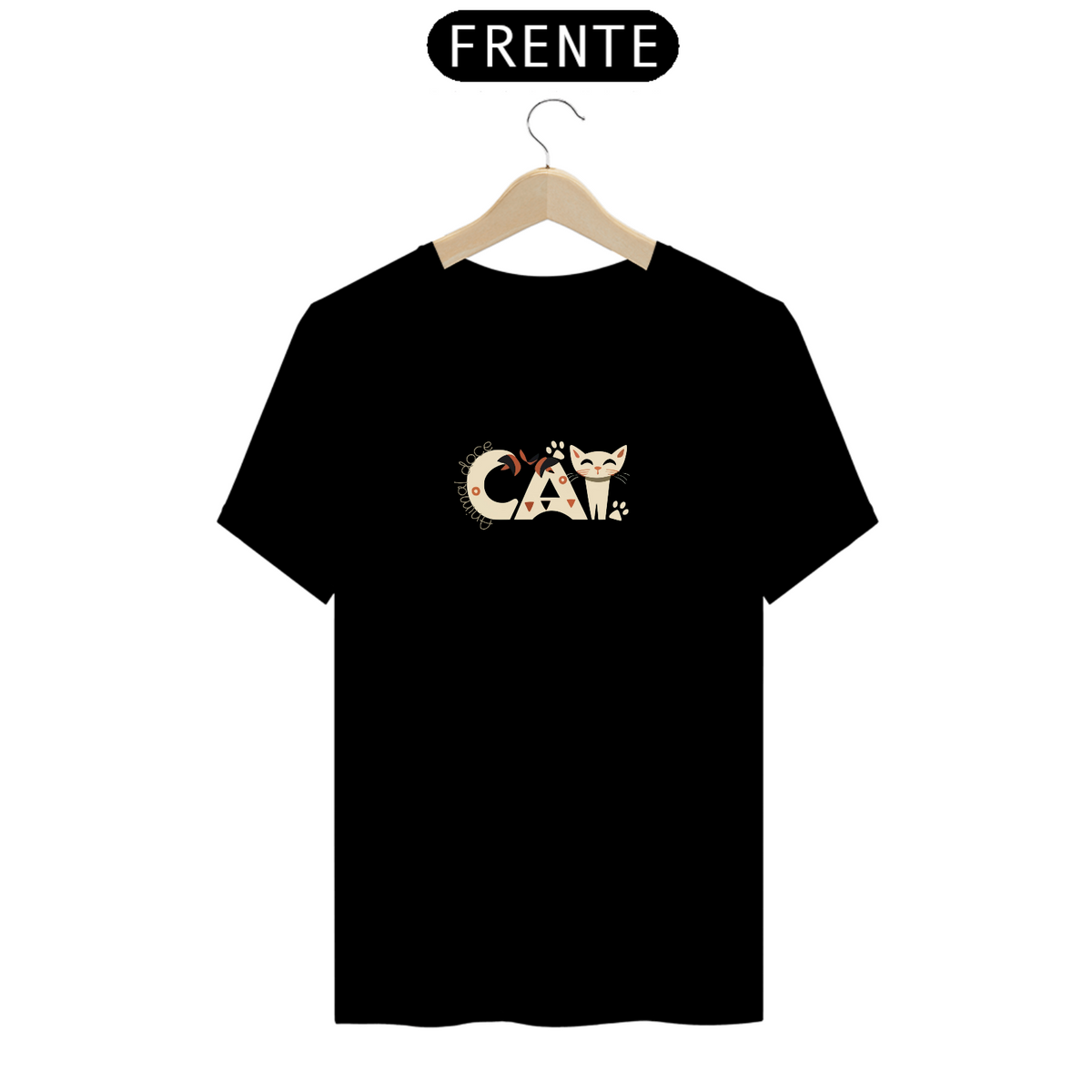 Nome do produto: CAMISETA T-SHIRT PRIME, CAT LETRAS