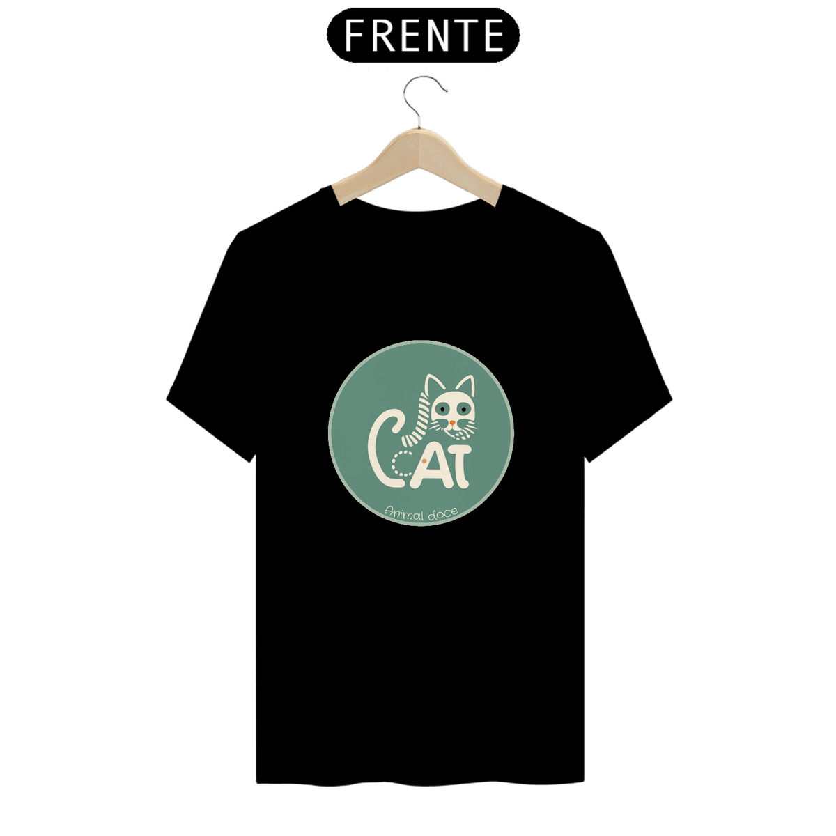 Nome do produto: CAMISETA T-SHIRT PRIME, CAT LETRAS