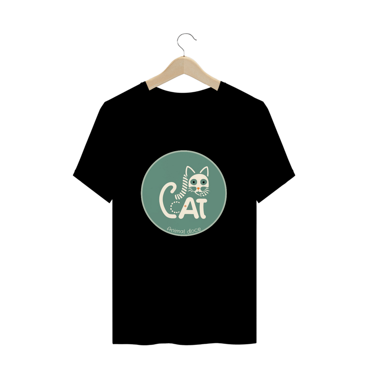 Nome do produto: CAMISETA T-SHIRT PLUS SIZE, CAT LETRAS