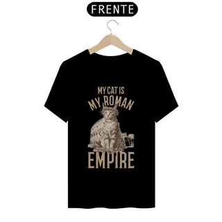 Nome do produtoCAMISETA T-SHIRT PIMA, MY CAT IS MY ROMAN