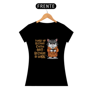 Nome do produtoCAMISETA BABY LONG PRIME, CAT COFFEE