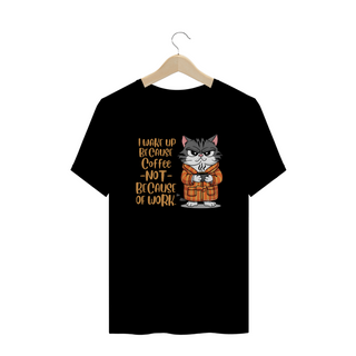 Nome do produtoCAMISETA T-SHIRT PLUS SIZE, CAT COFFEE