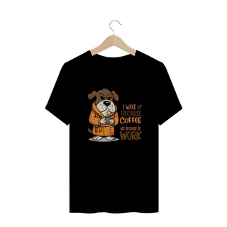 Nome do produtoCAMISETA T-SHIRT PLUS SIZE, DOG COFFEE